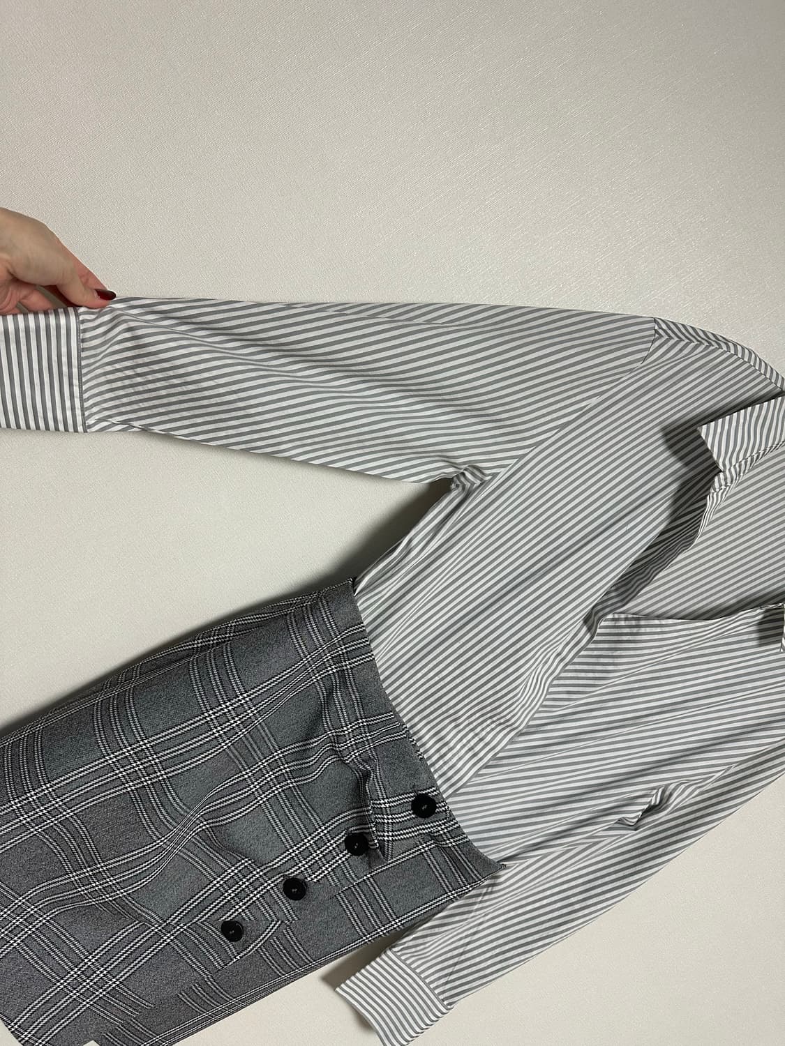 마쥬 셔츠 스커트 일체형 원피스 상품이미지2