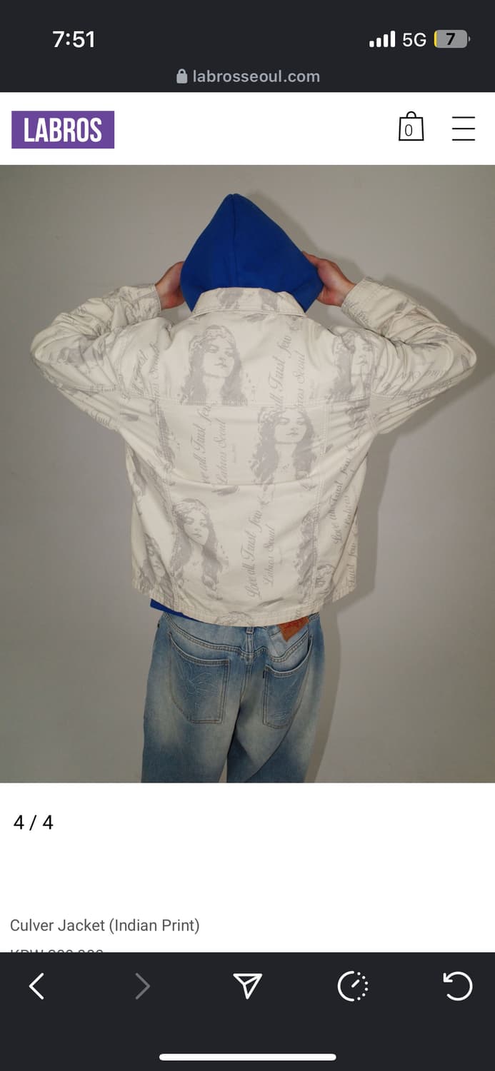 라브로스 자켓 새상품  상품이미지4