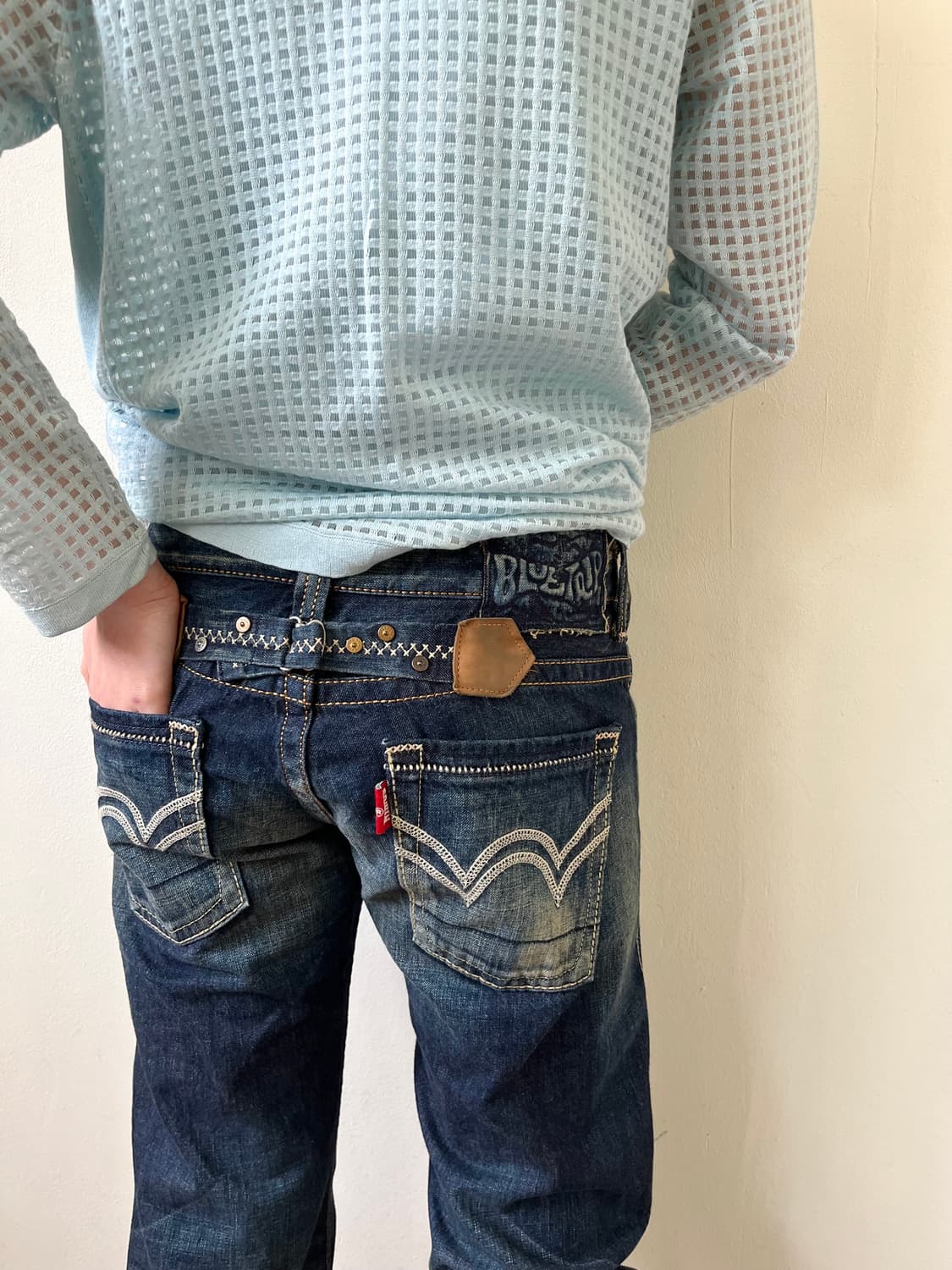 EDWIN 웨스턴 신치백 데님 바지 상품이미지6