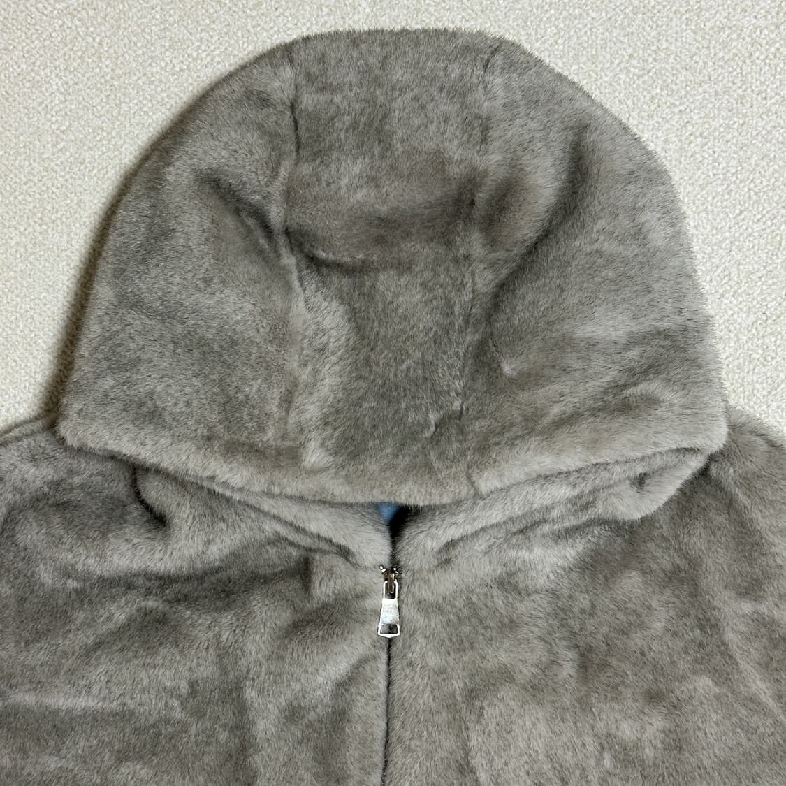 LBL 에센셜 퍼 후드 집업 베스트 상품이미지4