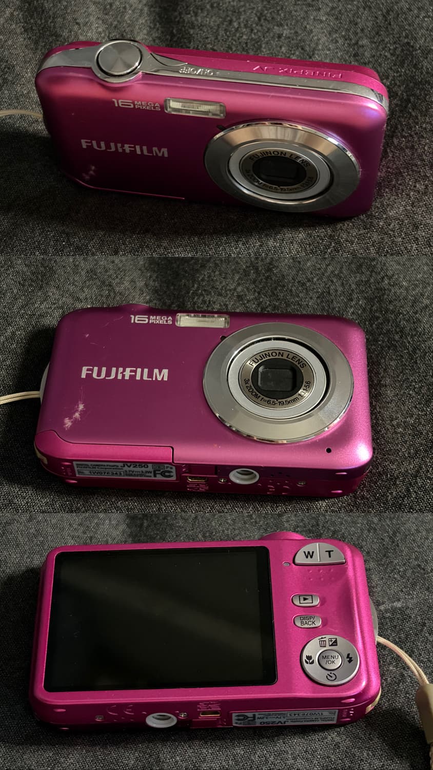 (작례/뽀용)후지필름Fujifilm FinePix JV250 디카 상품이미지1