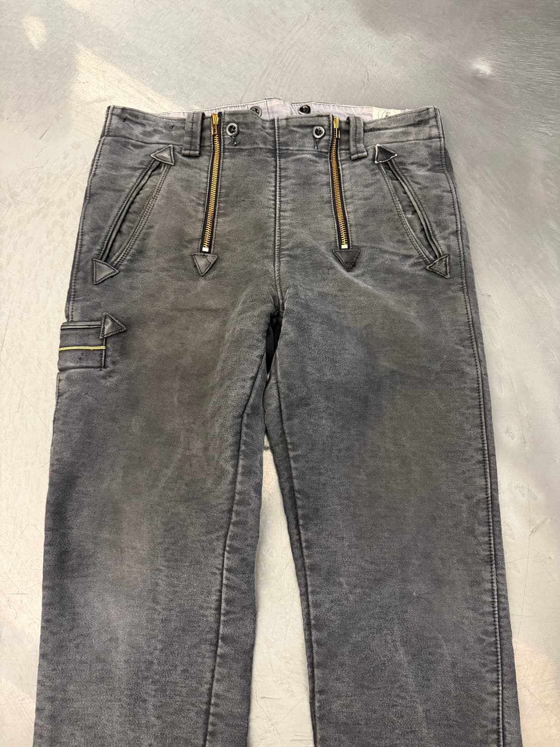 80s GERMANY LOGGER BLACK MOLESKIN 몰스킨팬츠 상품이미지3