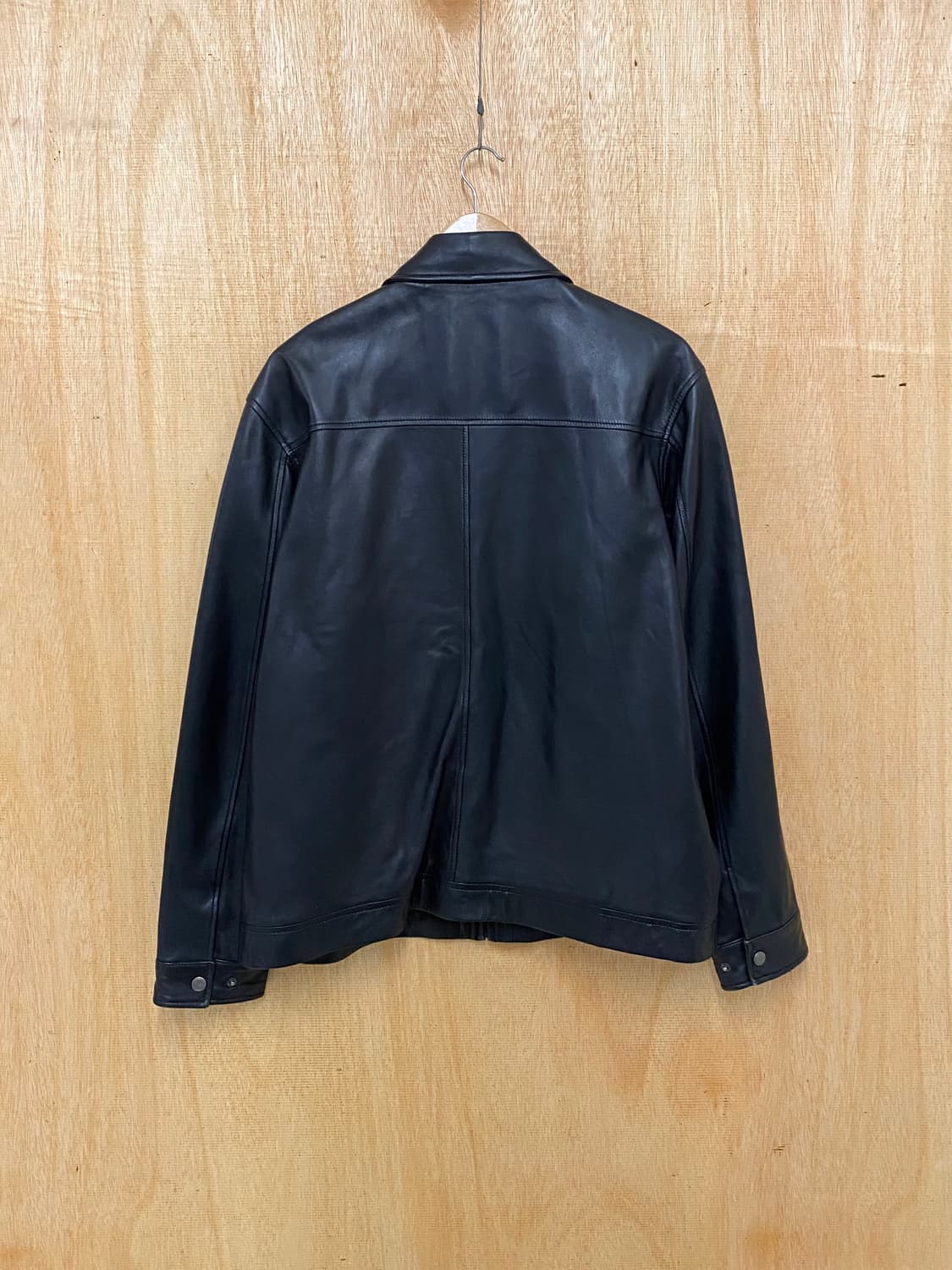 VTG minimal leather jacket 상품이미지4