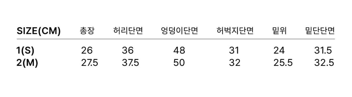 칙스 멀티스터드 숏팬츠 상품이미지2