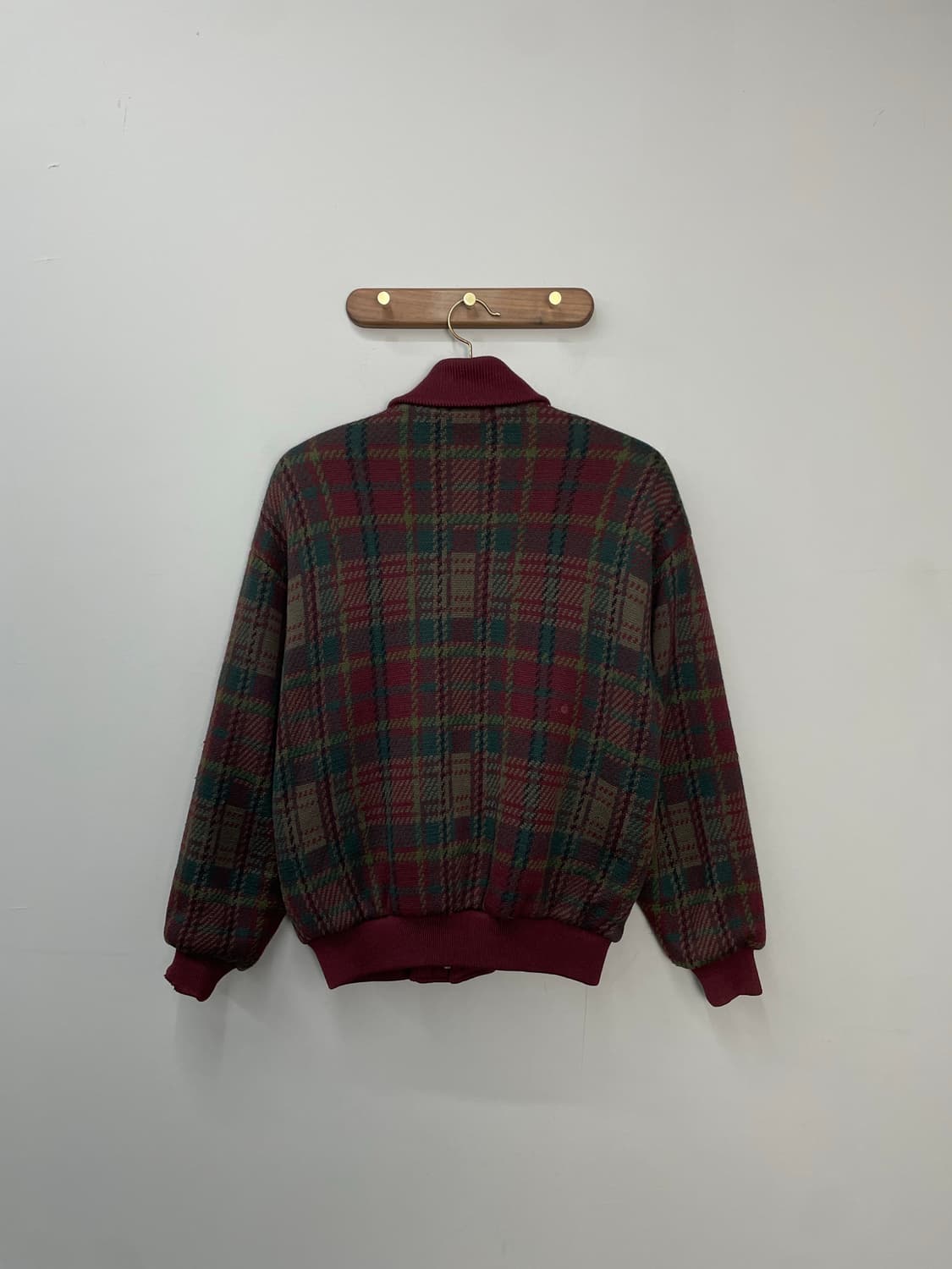 입생로랑 체크 울 자켓 H959 상품이미지5