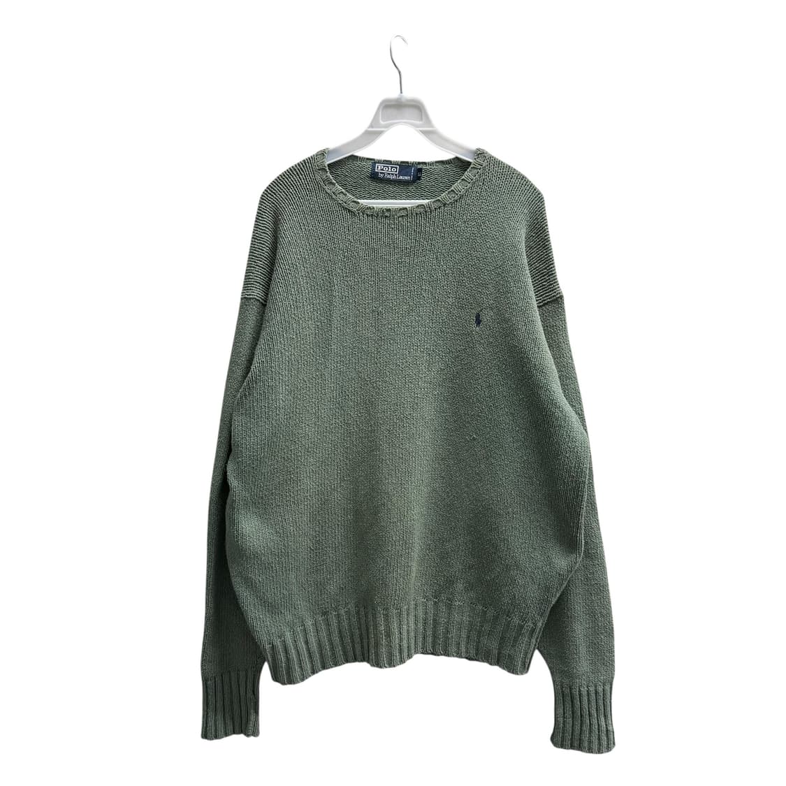 [LL] 폴로 그린 니트 상품이미지3