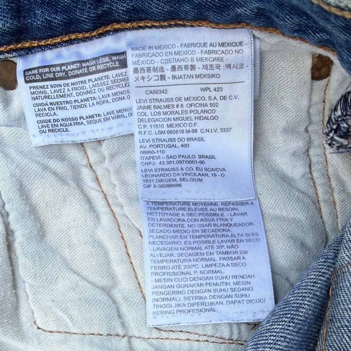 리바이스 501 W34 L30 상품이미지10