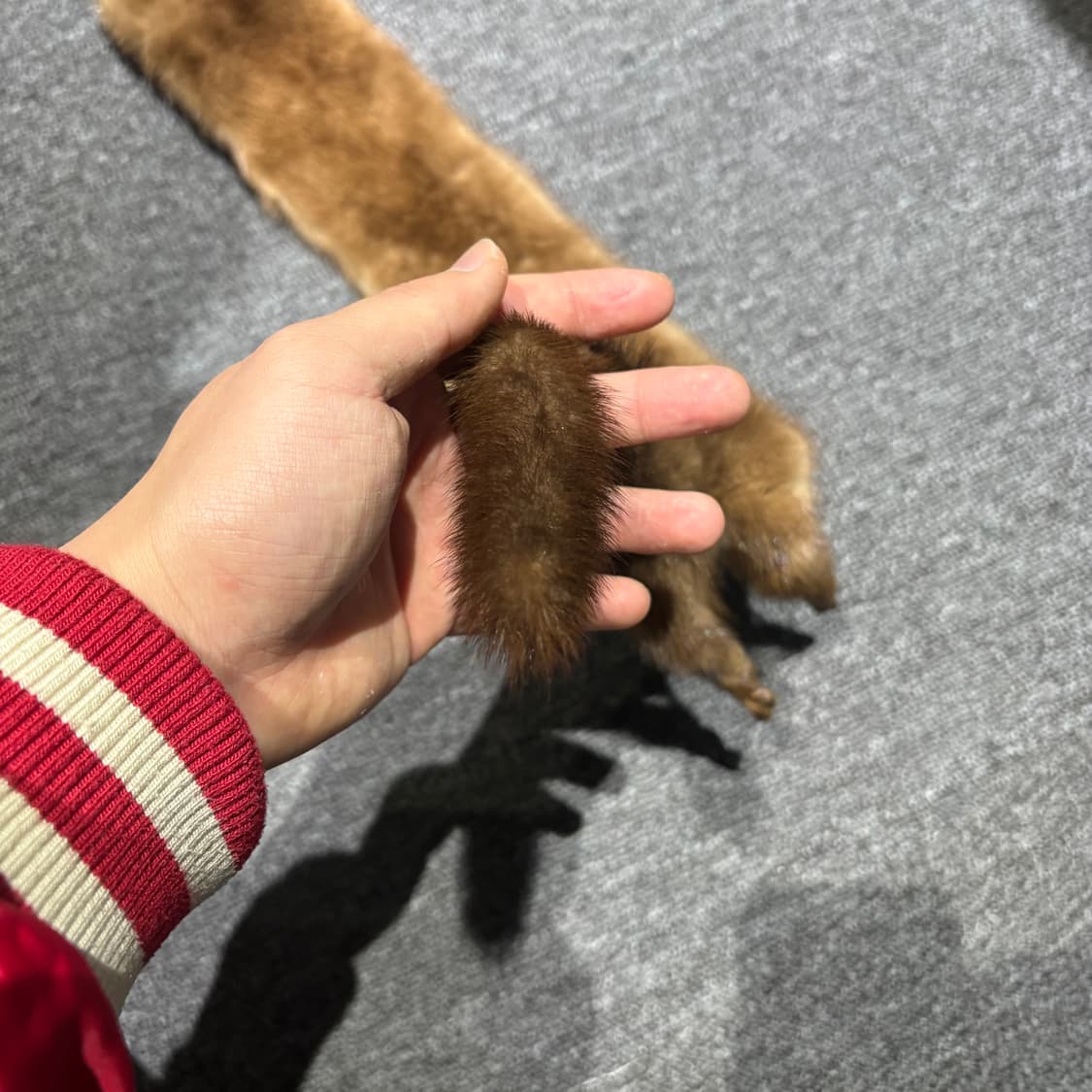 빈티지 족제비 모피 가죽 목도리 상품이미지6