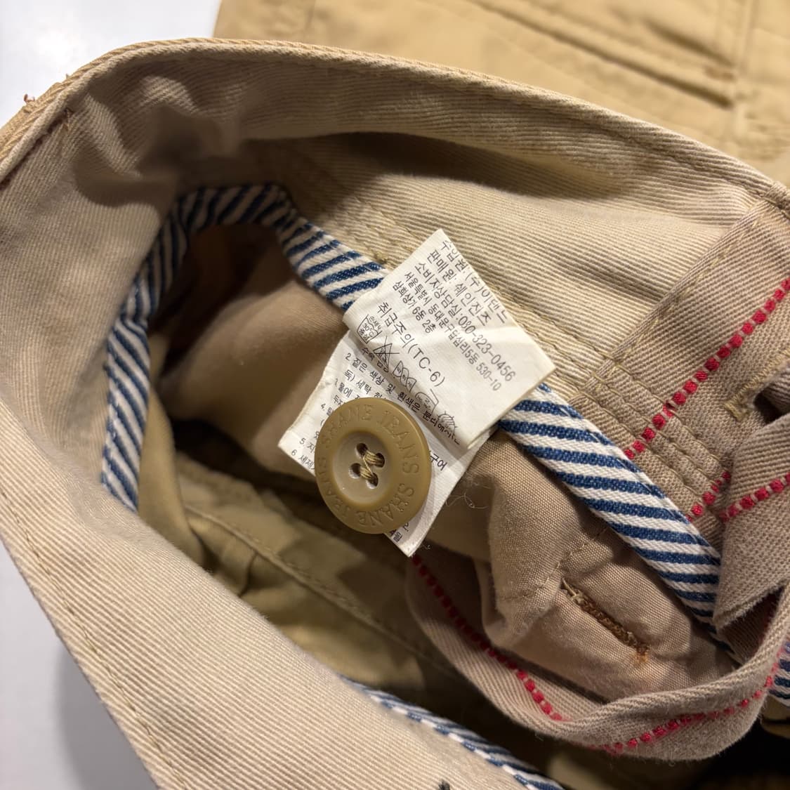 [30] 쉐인진스 카고 반바지 베이지 팬츠 D137 상품이미지5