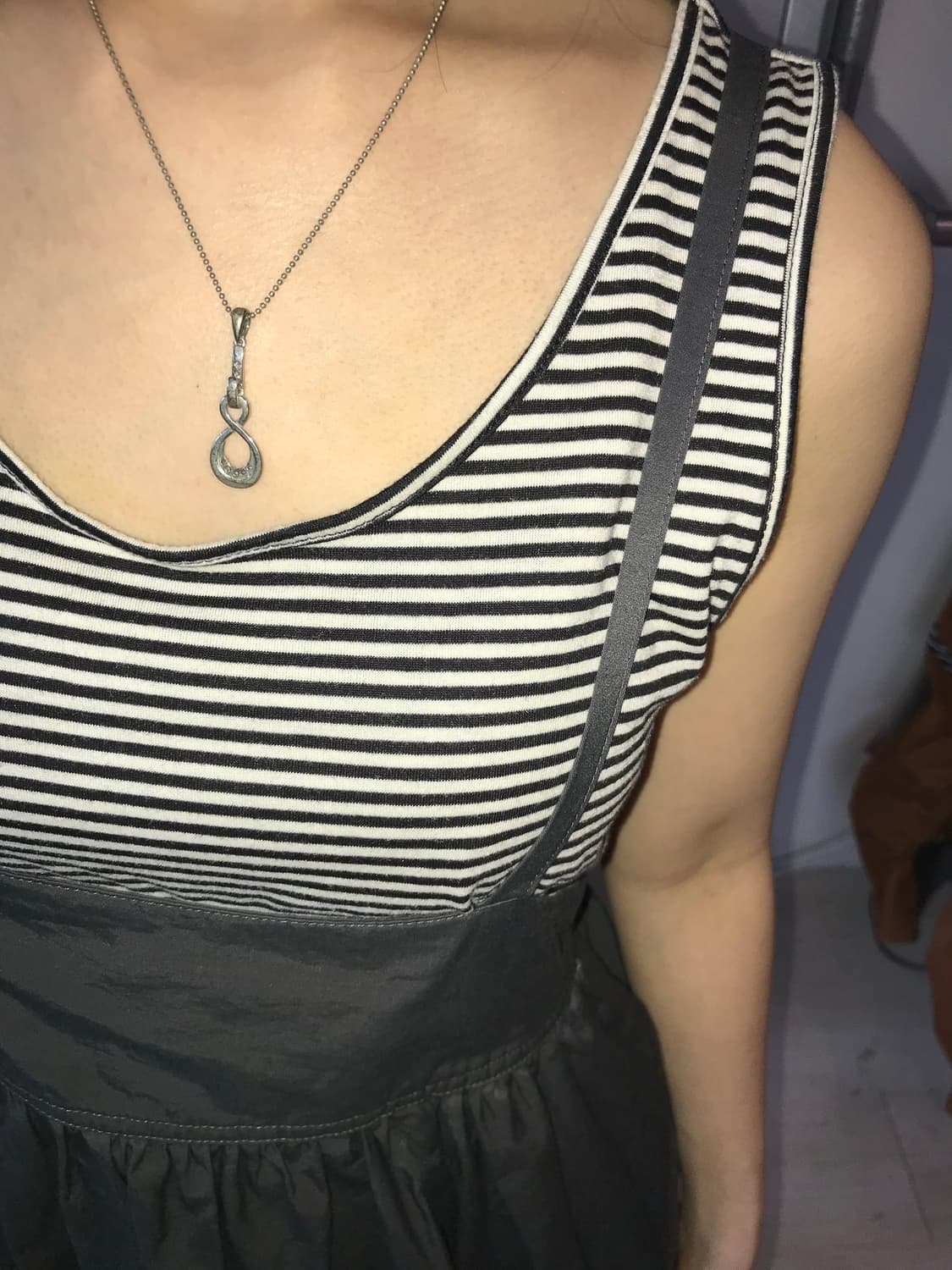 ⊹ Cutie Blonde Stripe Sleeveless Top 상품이미지4