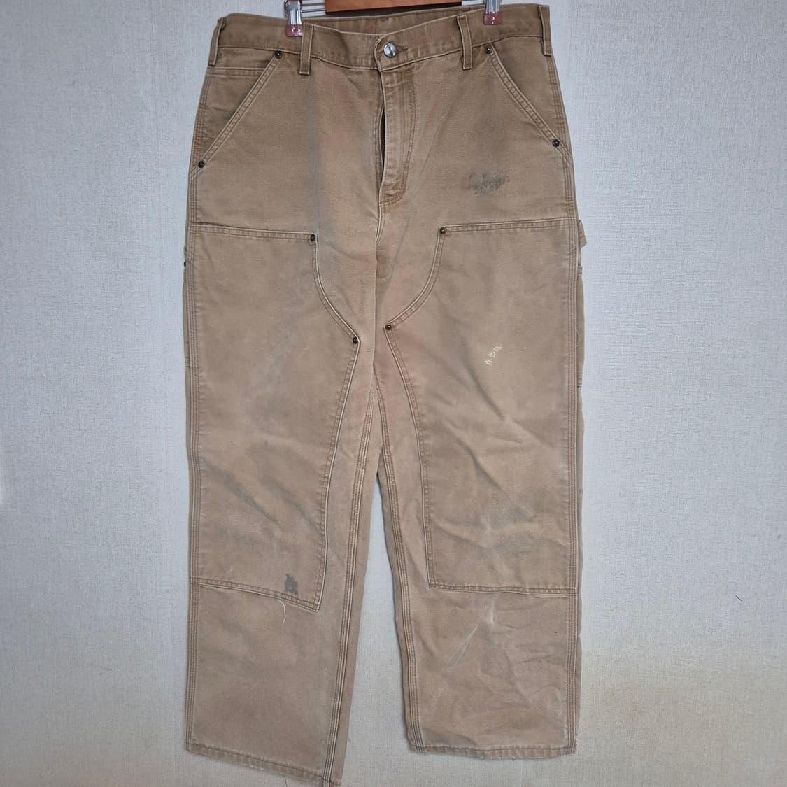 00's 칼하트 carhartt 하드워싱 더블니 팬츠 상품이미지1