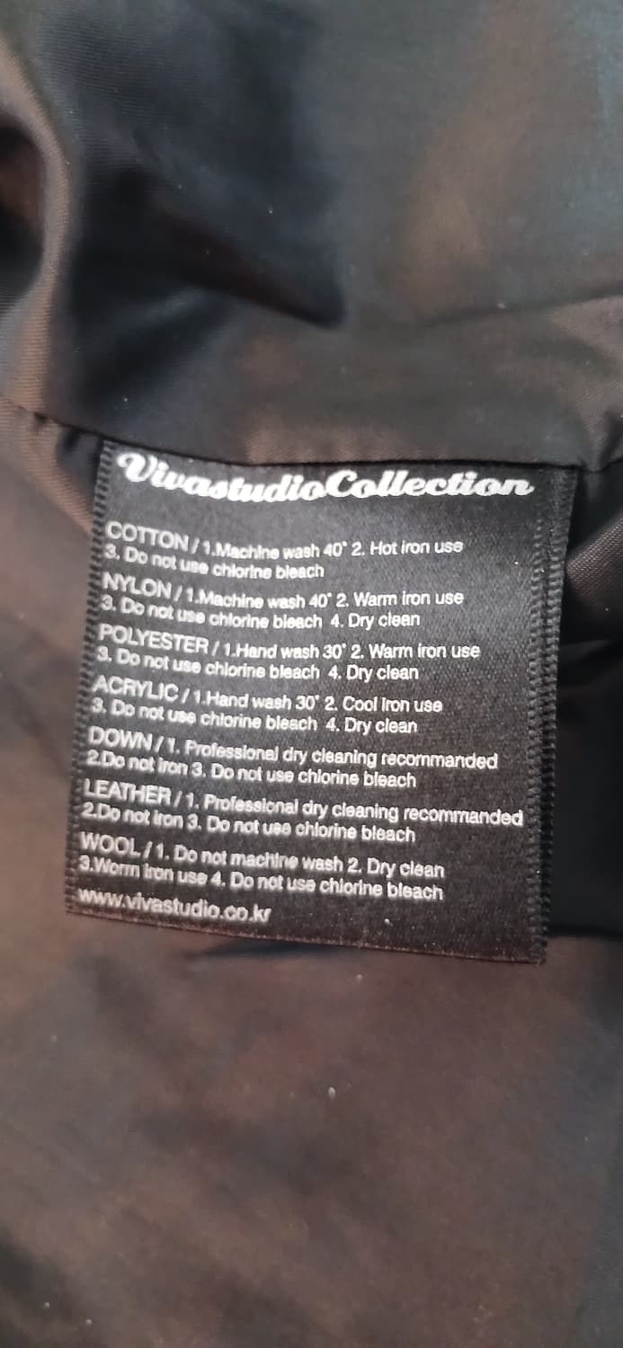 비바스튜디오 블랙 가죽 라이더 자켓(L사이즈)  상품이미지4