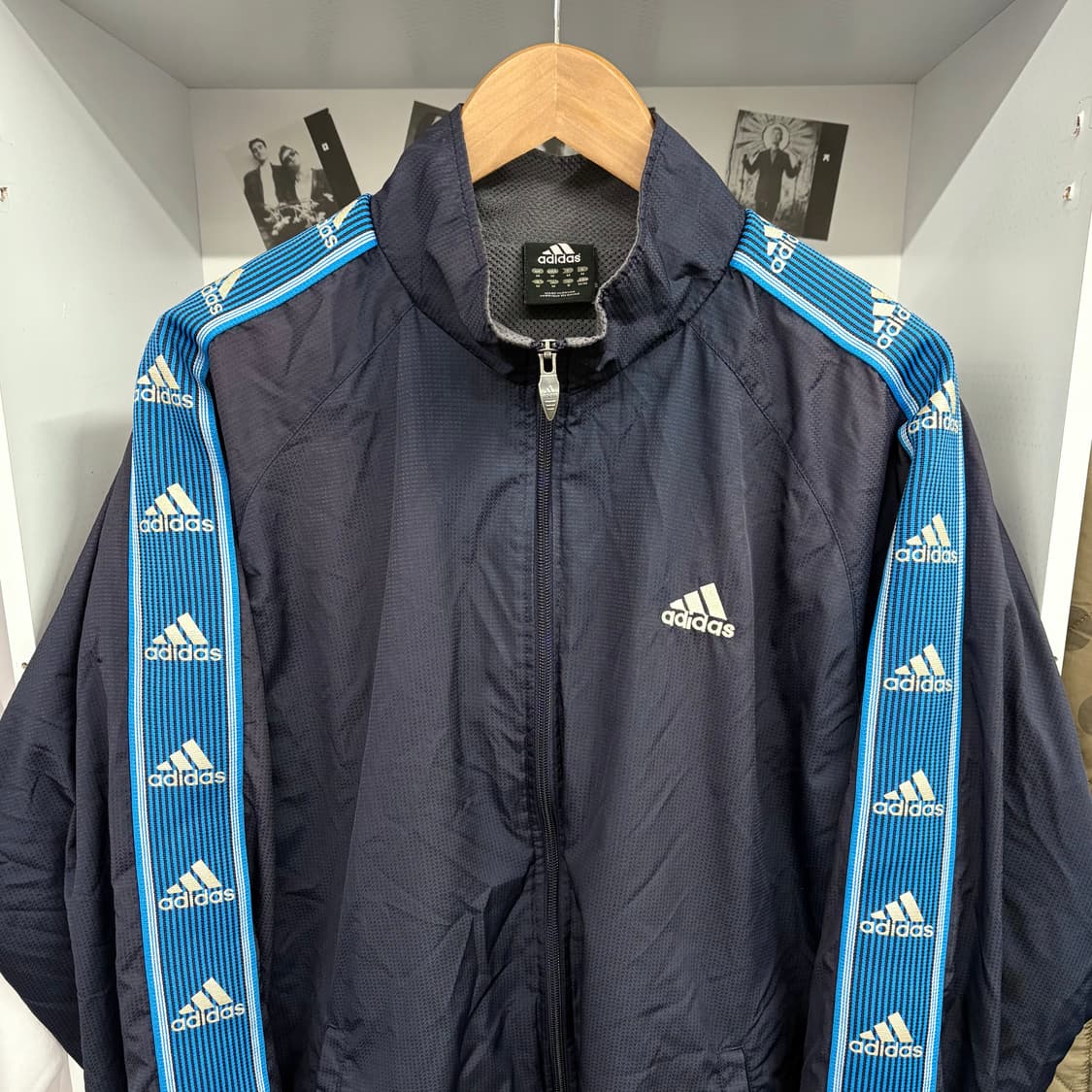 (M) 아디다스 올드스쿨 사이드라인 바람막이 자켓 상품이미지2