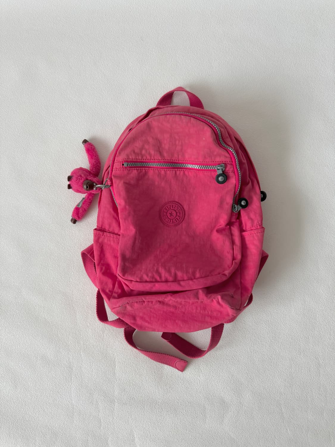 키플링(Kipling) 핑크 백팩 상품이미지1