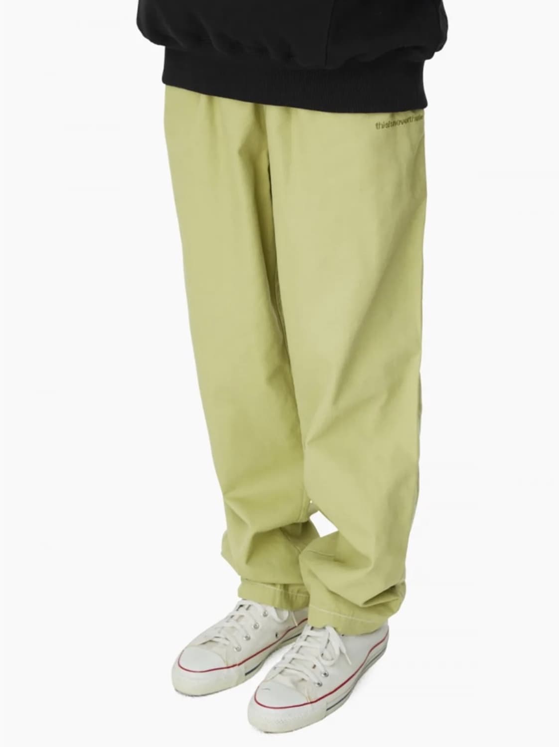 디스이즈네버댓 캔버스 이지 팬츠 바지 라임 그린 L 상품이미지4