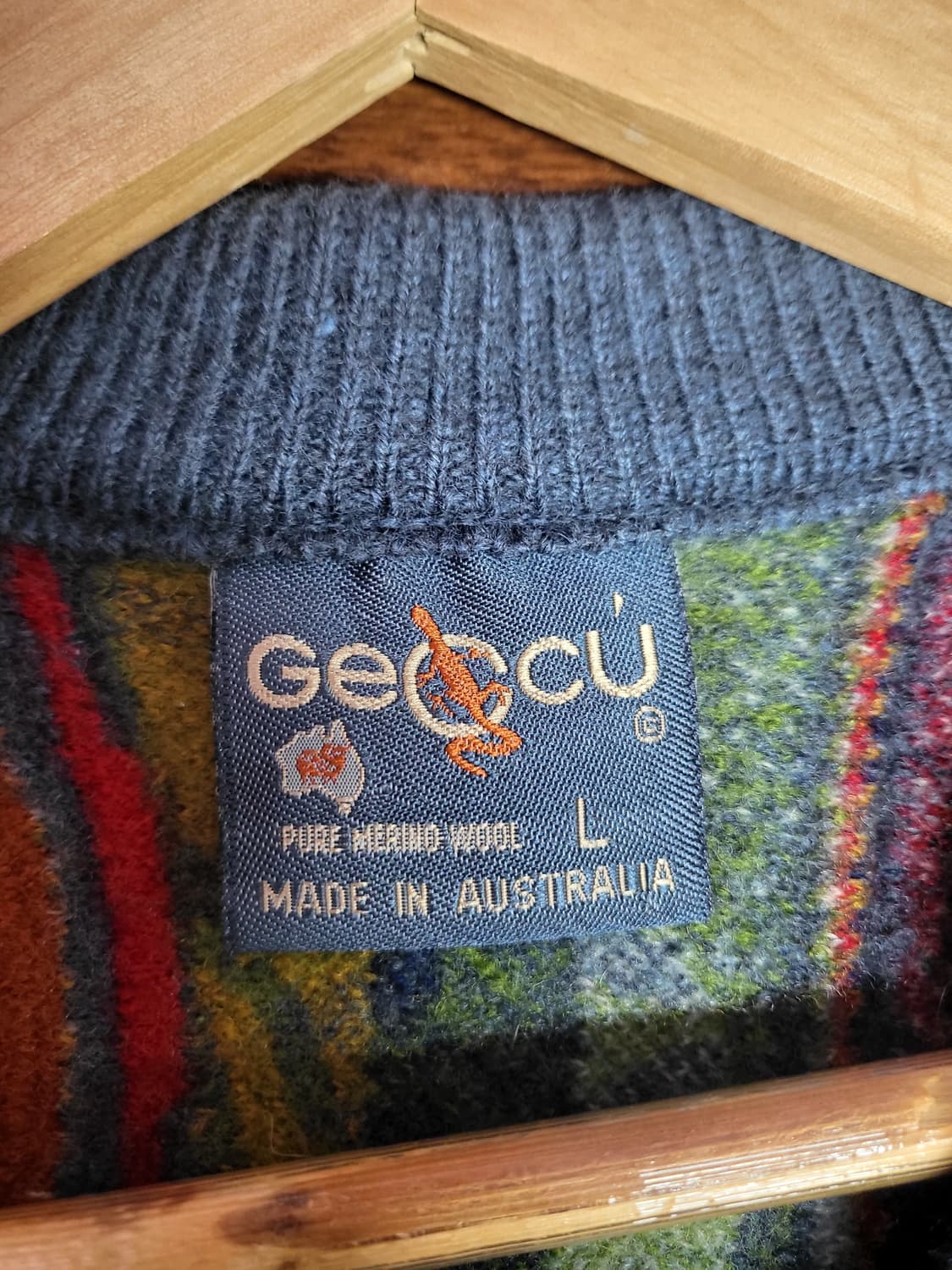 Geocu 빈티지 패턴 가디건 상품이미지3