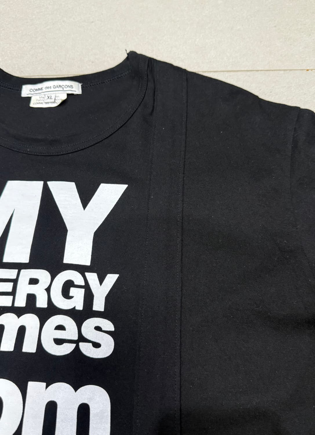 2021 꼼데가르송 자유와 혁명 정신 반팔 티셔츠 상품이미지2