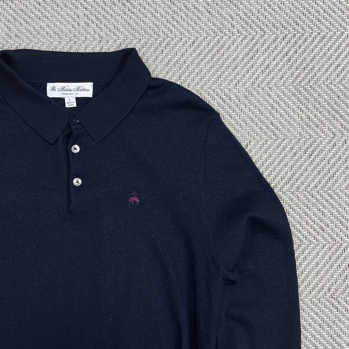 브룩스브라더스 울 카라 니트 v0847 상품이미지5