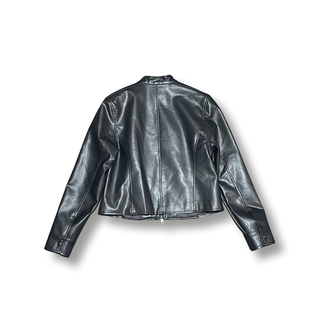 [M] 라퍼지스토어 버핑레더 크롭 자켓 상품이미지4