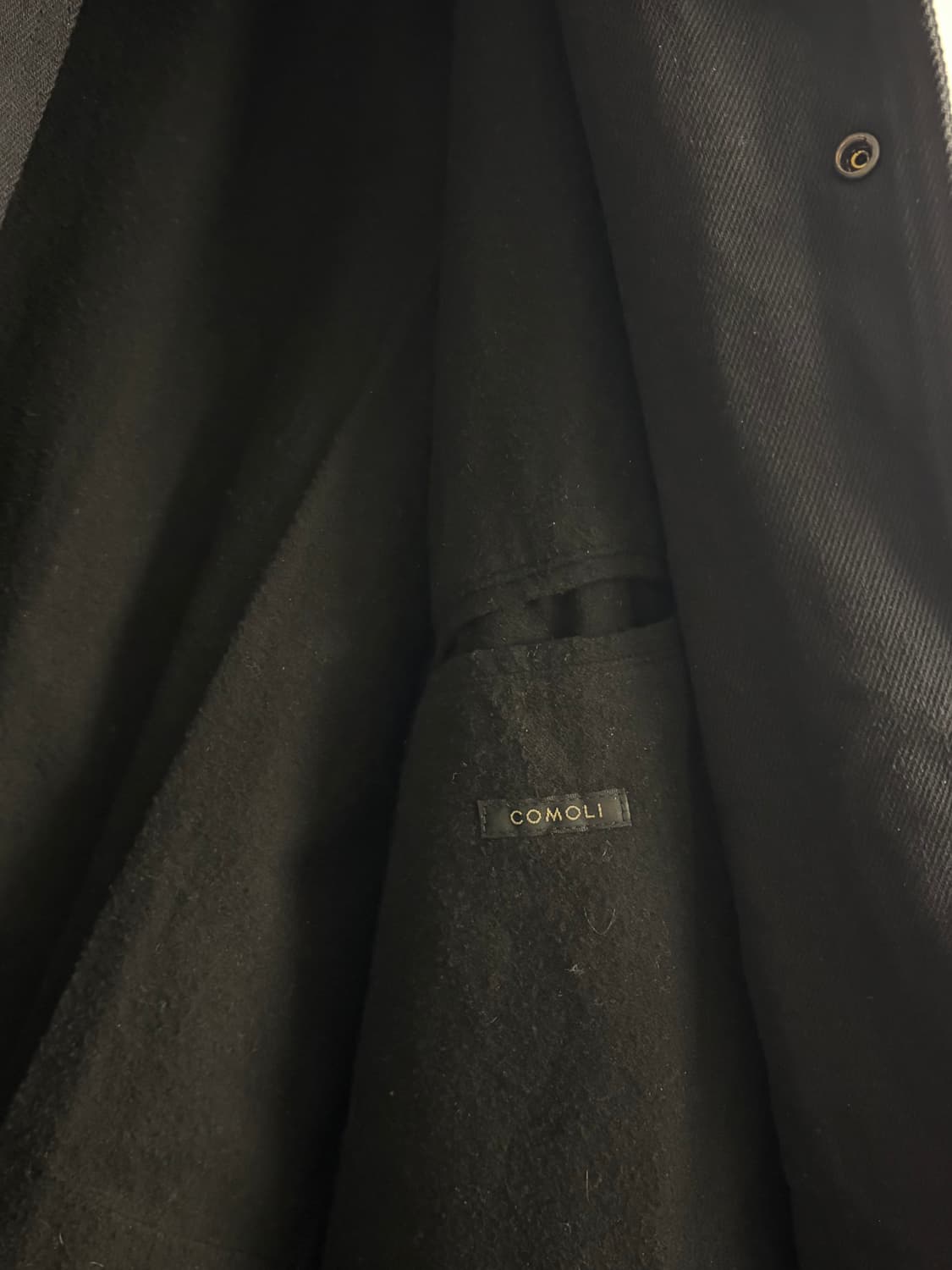 코모리 24aw 레더카라 데님 자켓 2 상품이미지3