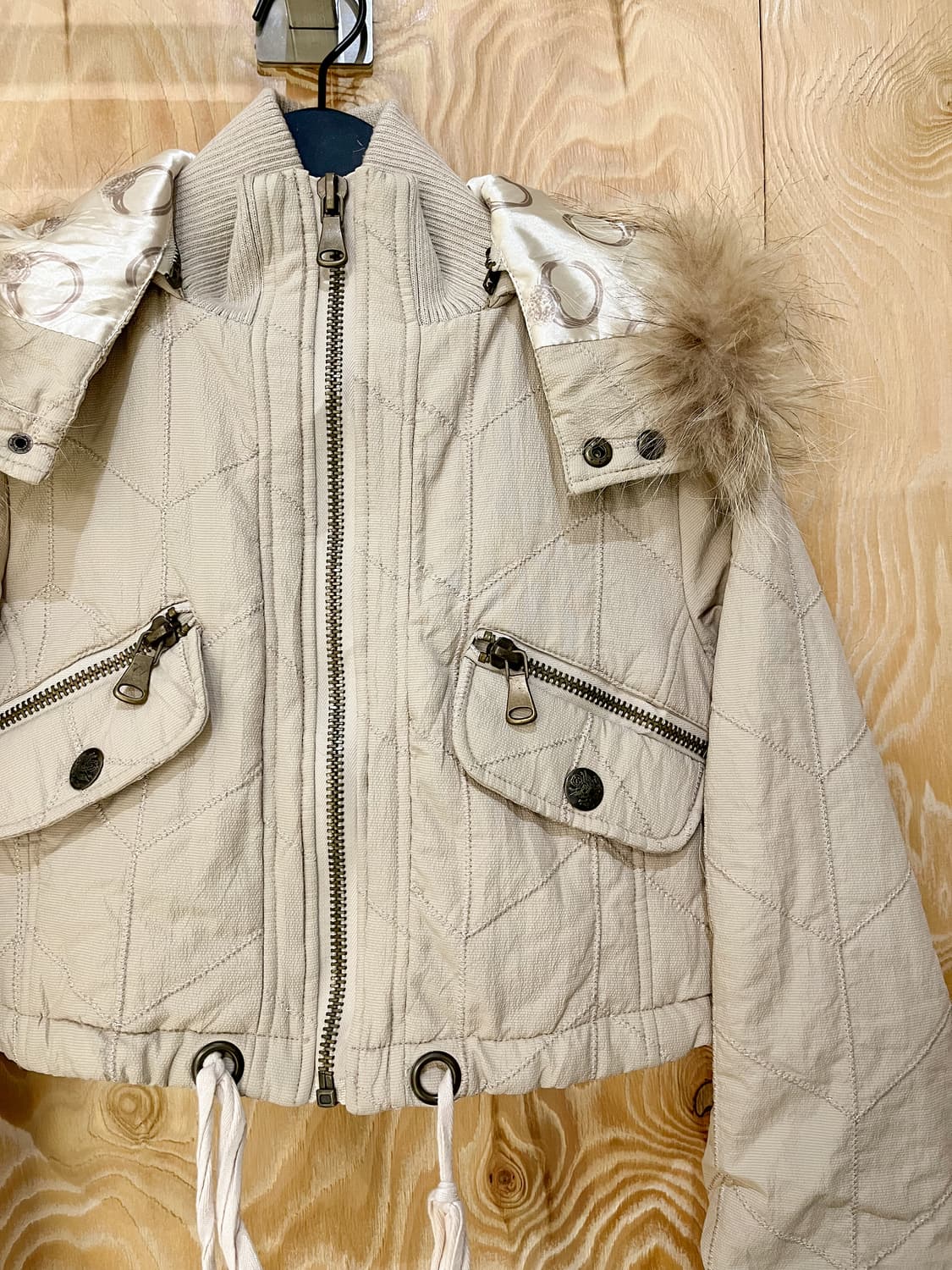 Paris Dm Y2K 크롭 퍼 자켓 상품이미지5