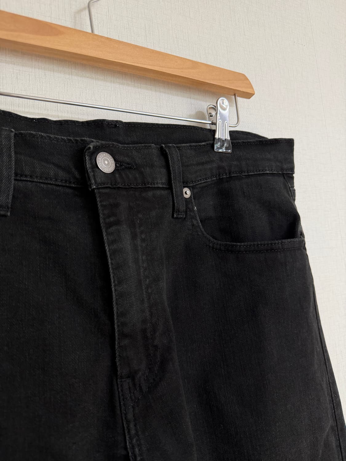 리바이스 502 블랙진 표 상품이미지3