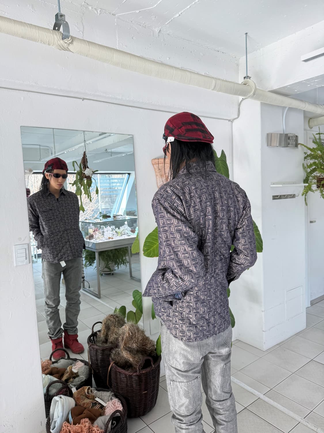 jacquard padded jacket 상품이미지3