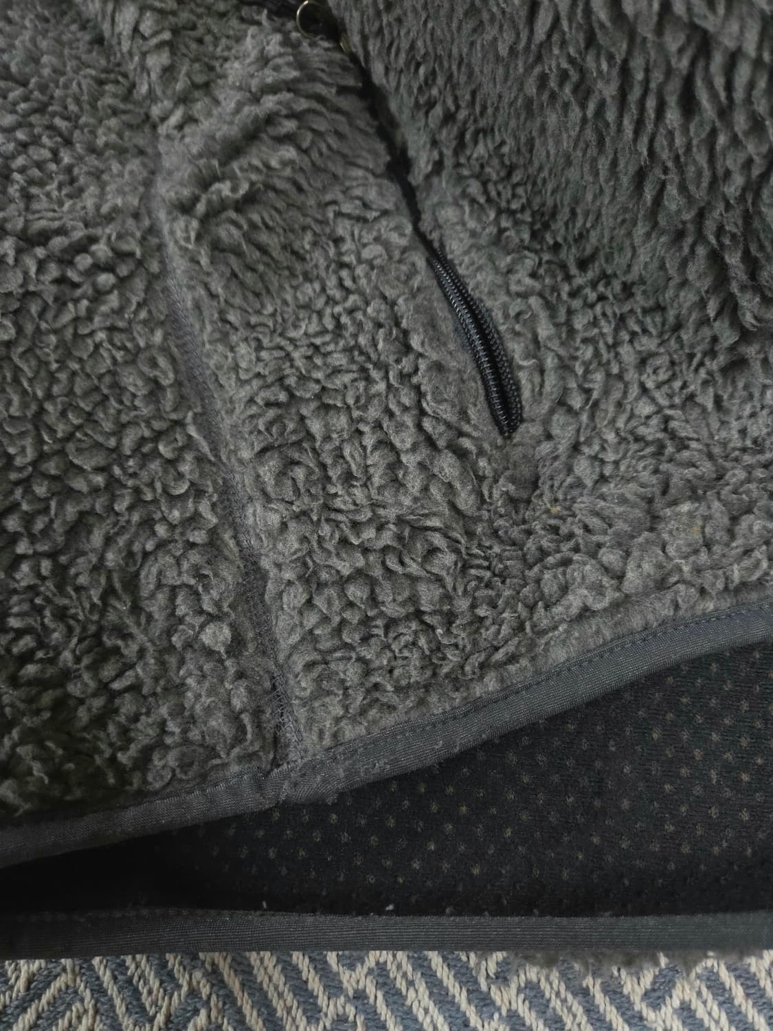 (S)파타고니아 Mexico 딥파일 차콜헤더 레트로 가디건 플리스 상품이미지5