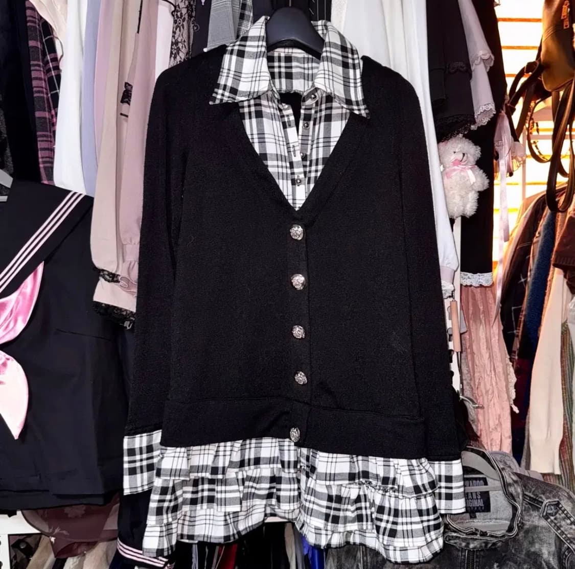 MA*RS SUGARGLOSS 마즈 슈가글로스 셔츠 원피스 상품이미지1