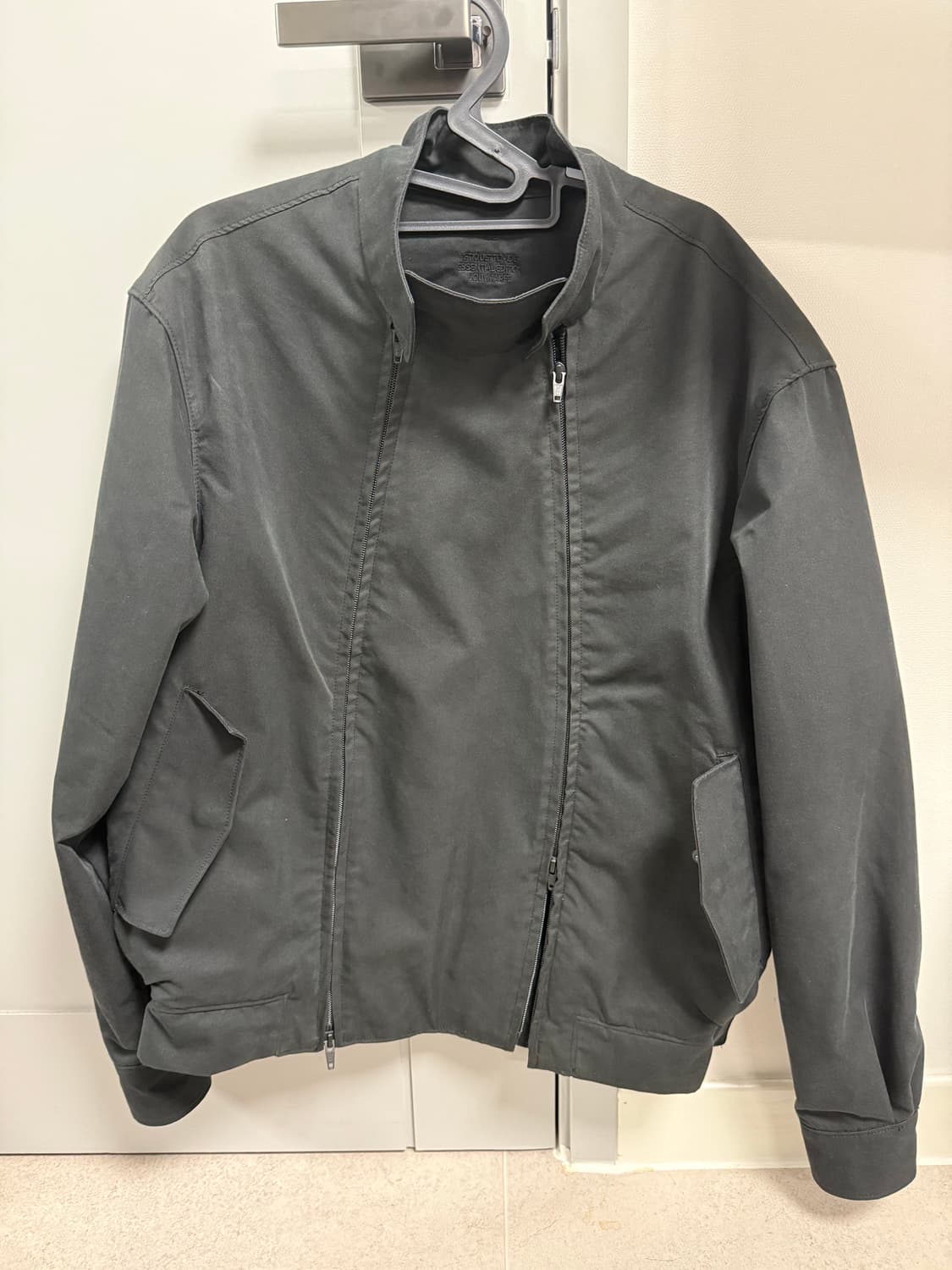 EE 누마레 더블 집 해링턴 자켓 블랙M 상품이미지1