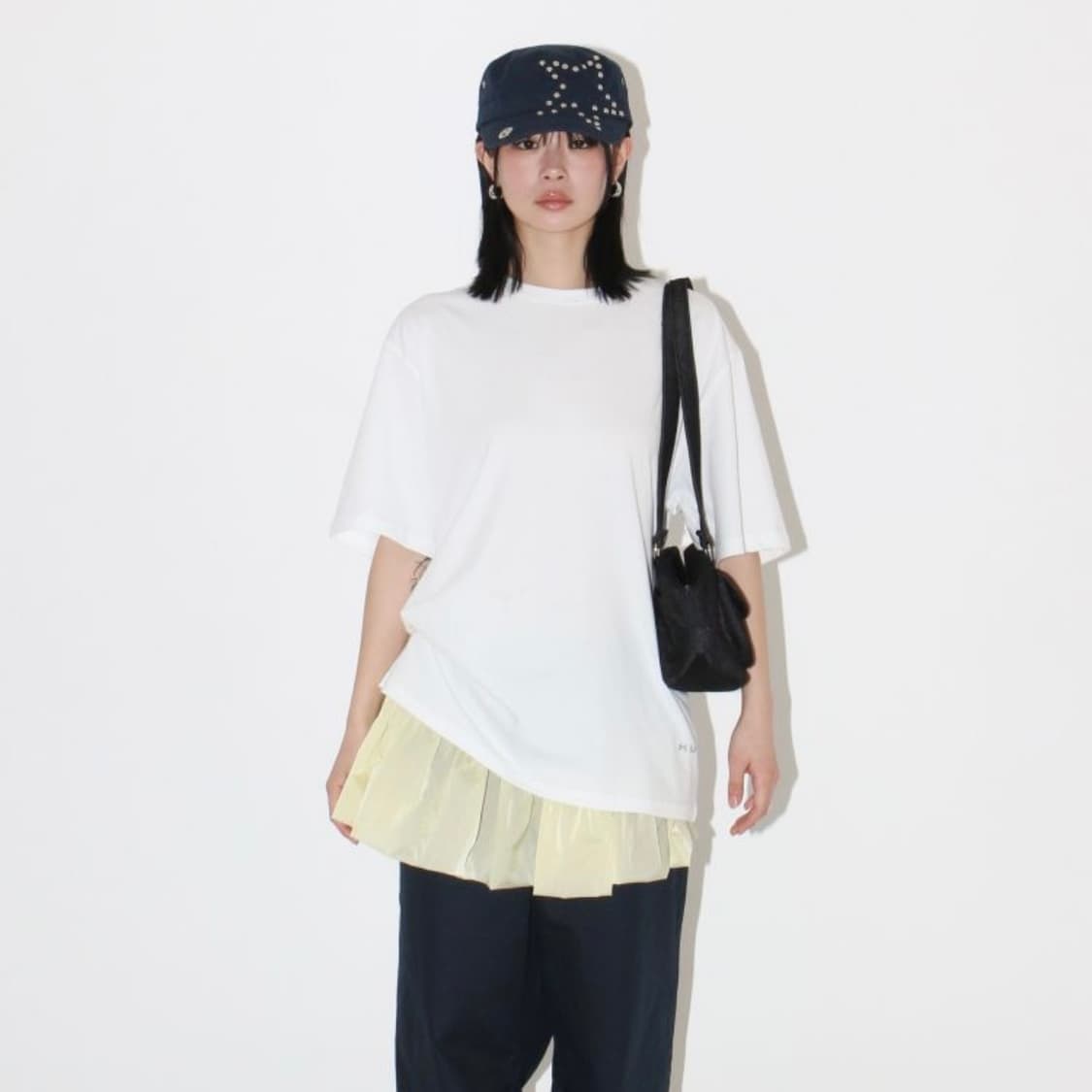 큘 포켓 백 (black denim) 상품이미지6