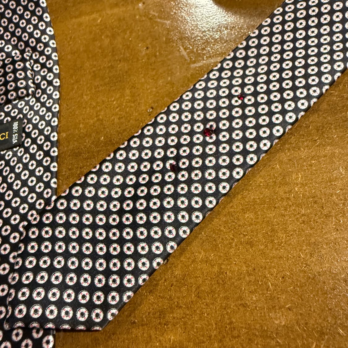 스테파노리치 STEFANO RICCI 실크 패턴 넥타이 블랙 9.2cm 상품이미지8