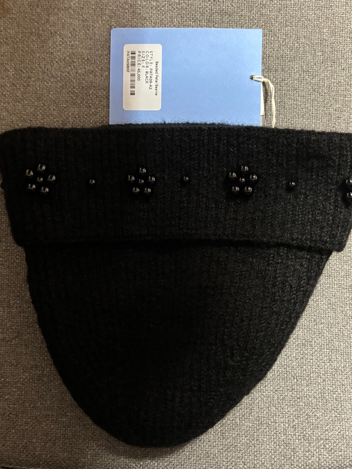 (택O)타입서비스 beaded petal beanie 비니 상품이미지3