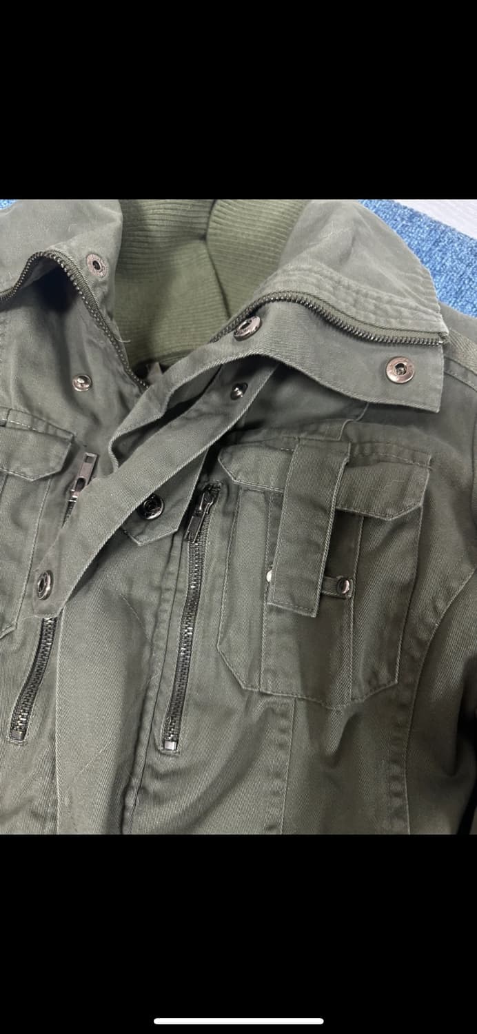 Khaki Color Military Jacket 상품이미지7
