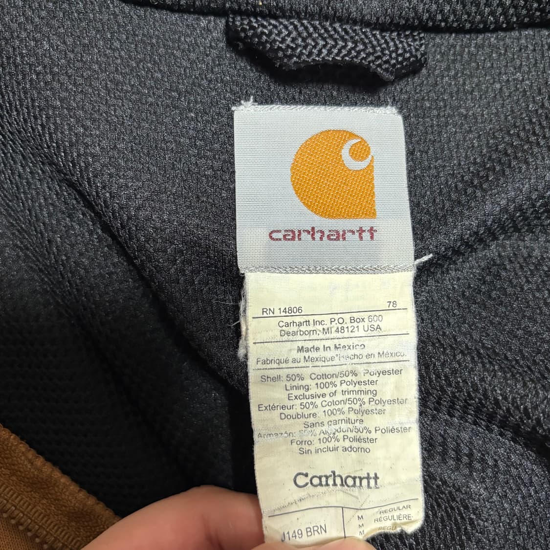 M 칼하트 된장 후드 집업 상품이미지4