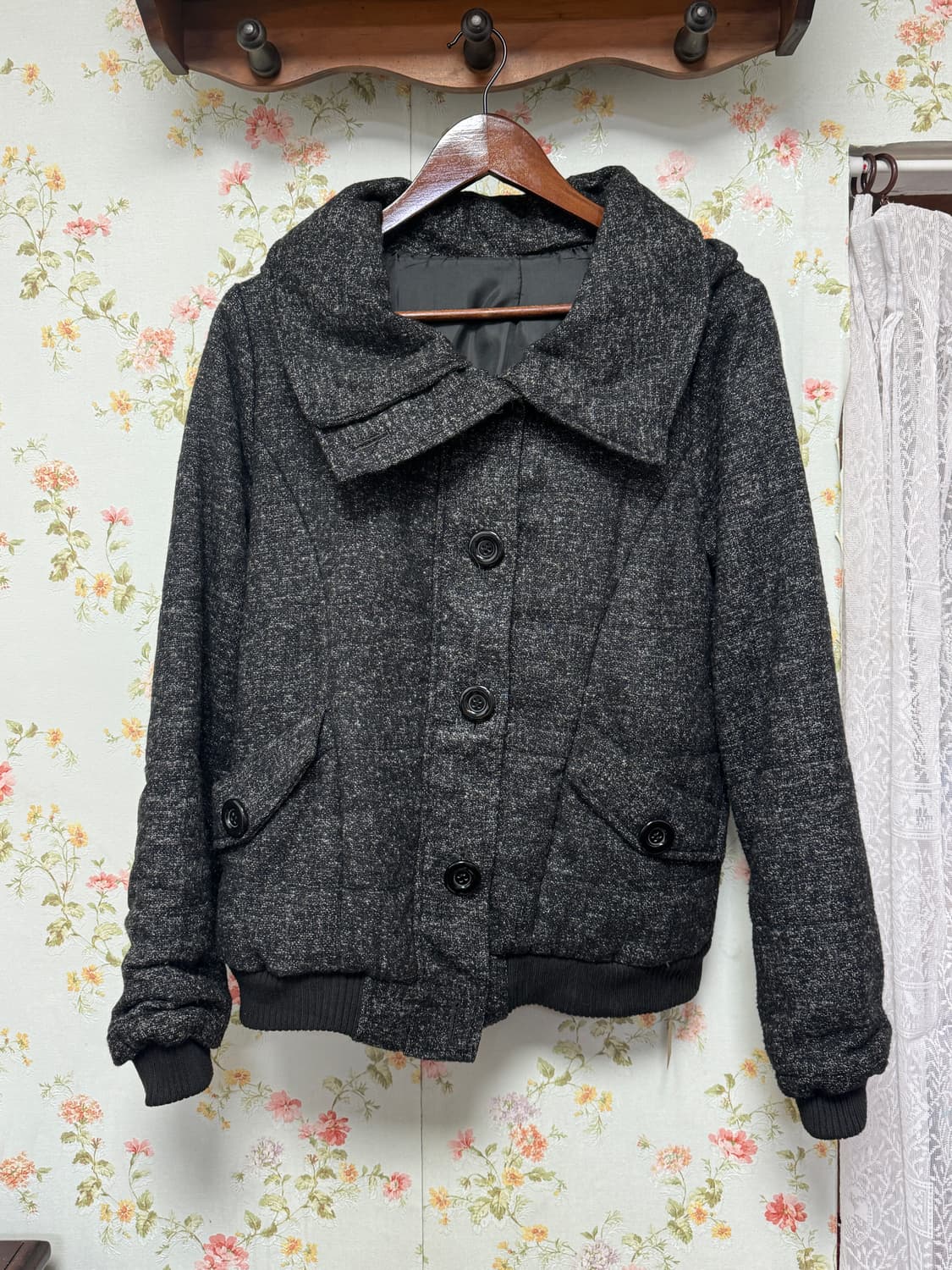 빈티지 버튼 집업 상품이미지1