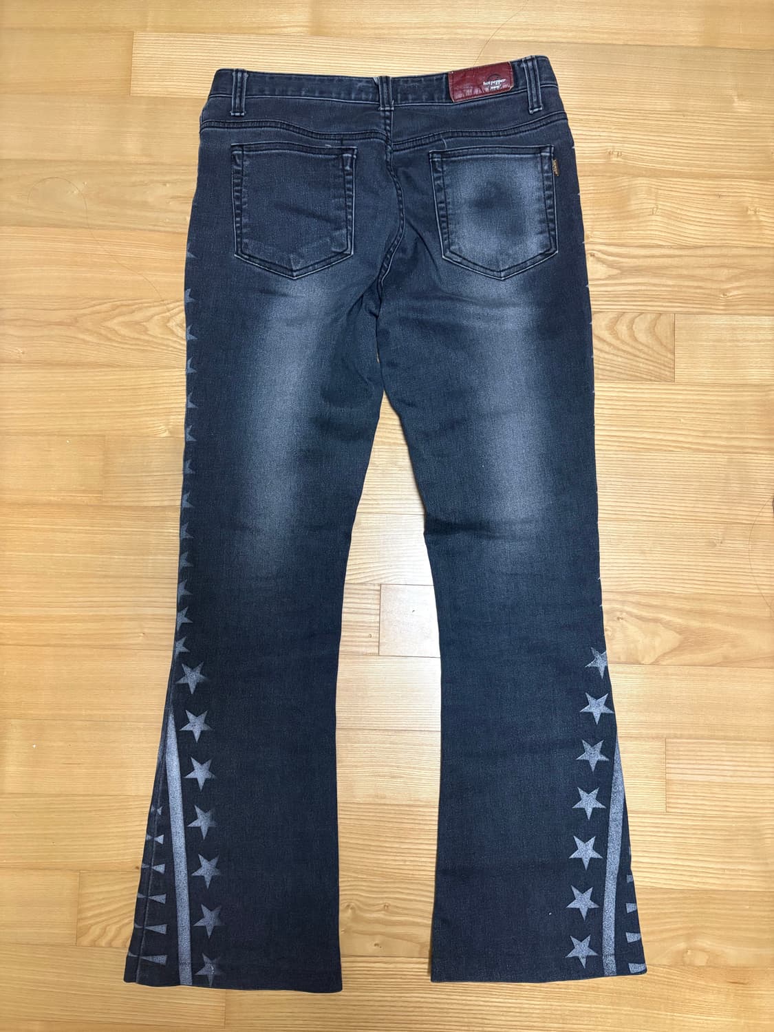 별 포인트 데님 부츠컷 상품이미지3