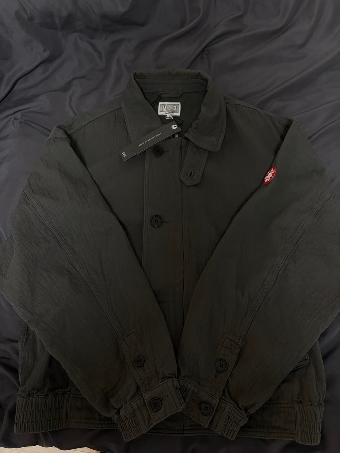 카브엠트 소프트 코튼 집 자켓 차콜 상품이미지1