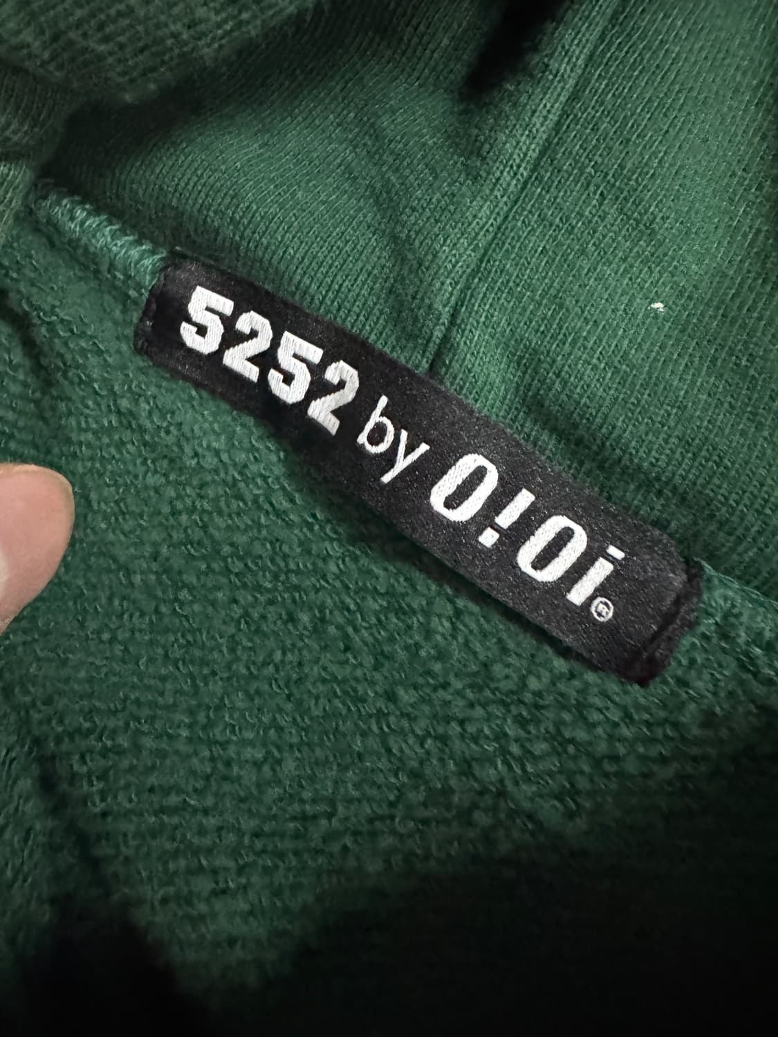 여성 오아이오아이 빅 사이즈 로고 기모 후드티 F 상품이미지3