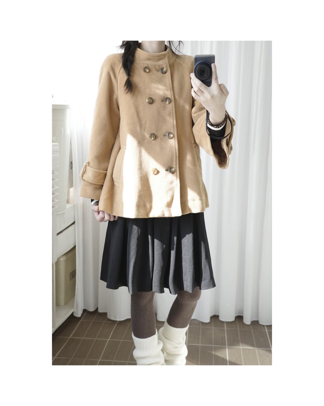 Reddish brown coat 상품이미지1