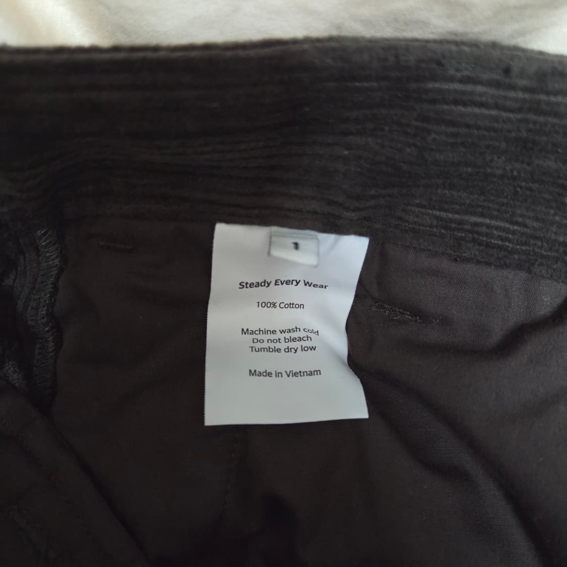 [1] 스테디에브리웨어 릴렉스드 코듀로이 팬츠 다크브라운 / sew 상품이미지3