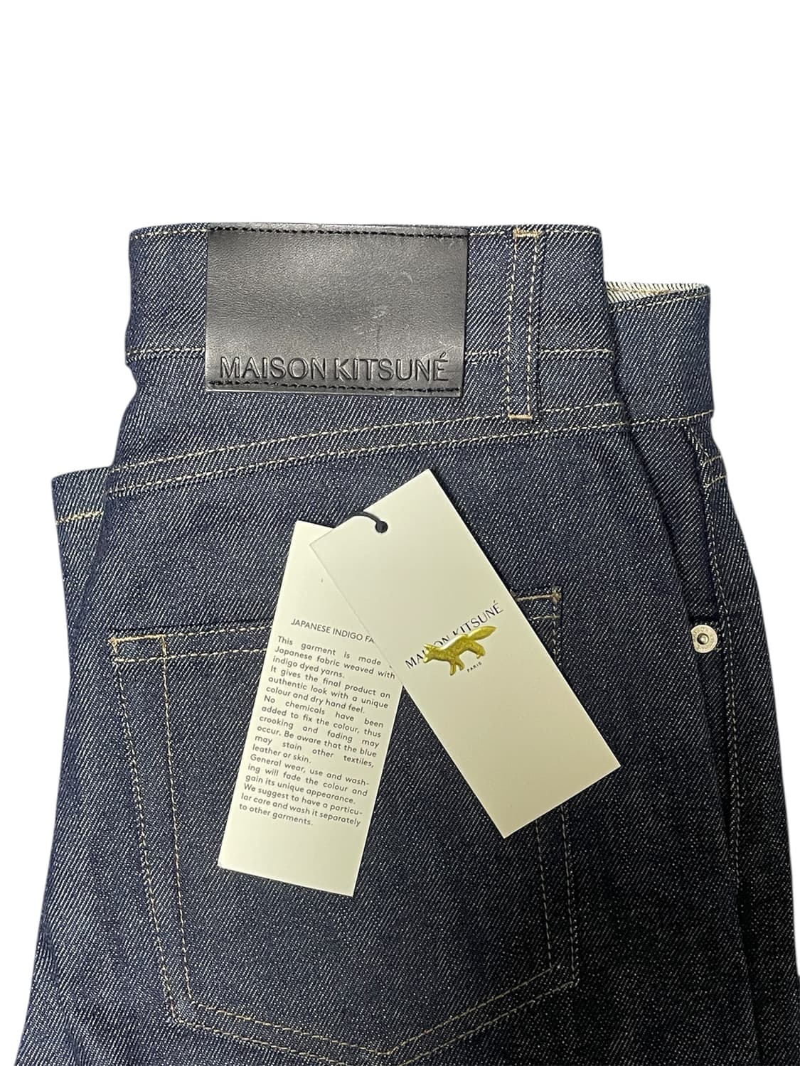 메종 키츠네 / 크롭 스트레이트 데님 팬츠 / 27 상품이미지5