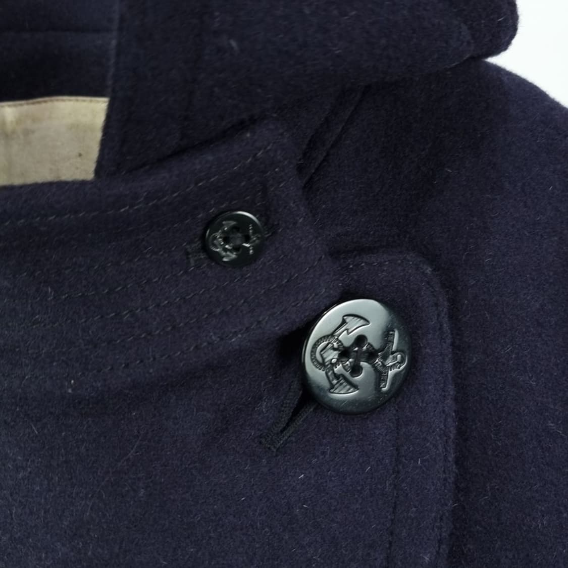 [데님앤서플라이] NAVY 밀리터 해군 모직 피코트 네이비 P01381 상품이미지6