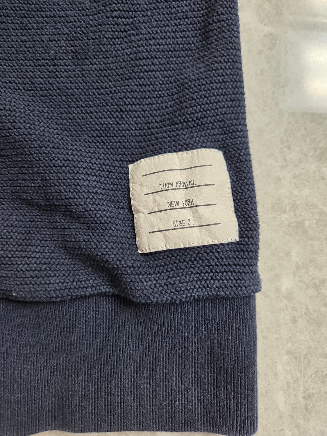 [정품] 톰브라운 라셀 스티치 사선 가디건 상품이미지2