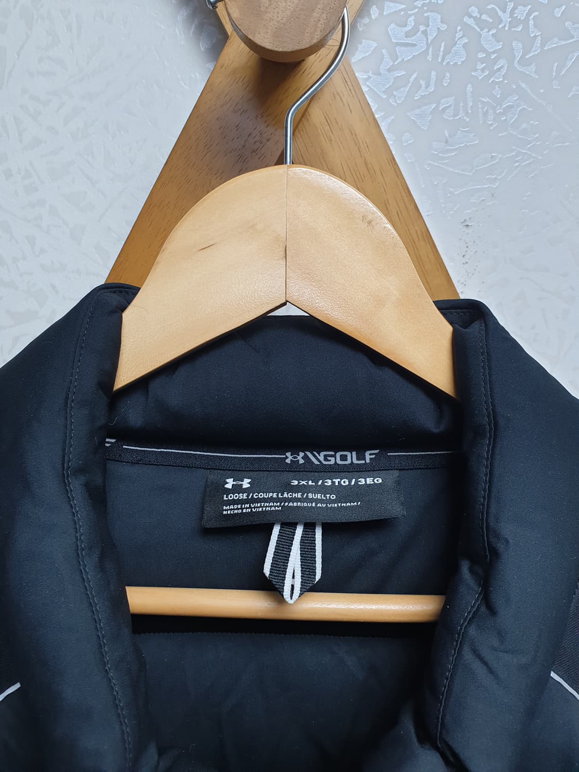 [xxxl/23년] 언더아머 골프 경량패딩 블랙 상품이미지5