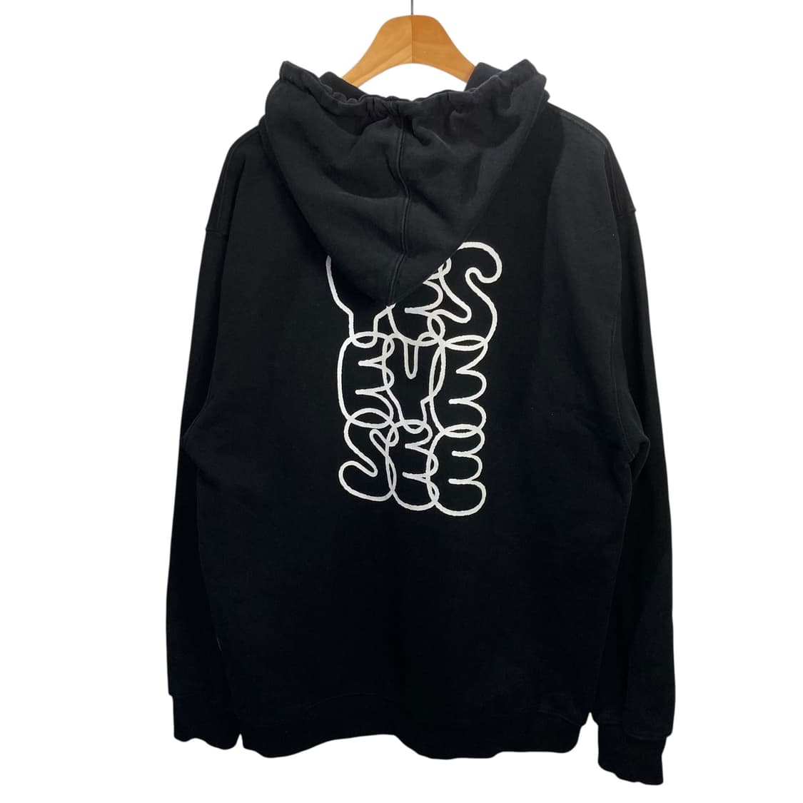 예쓰아이씨 로고 블랙 후드 상품이미지4