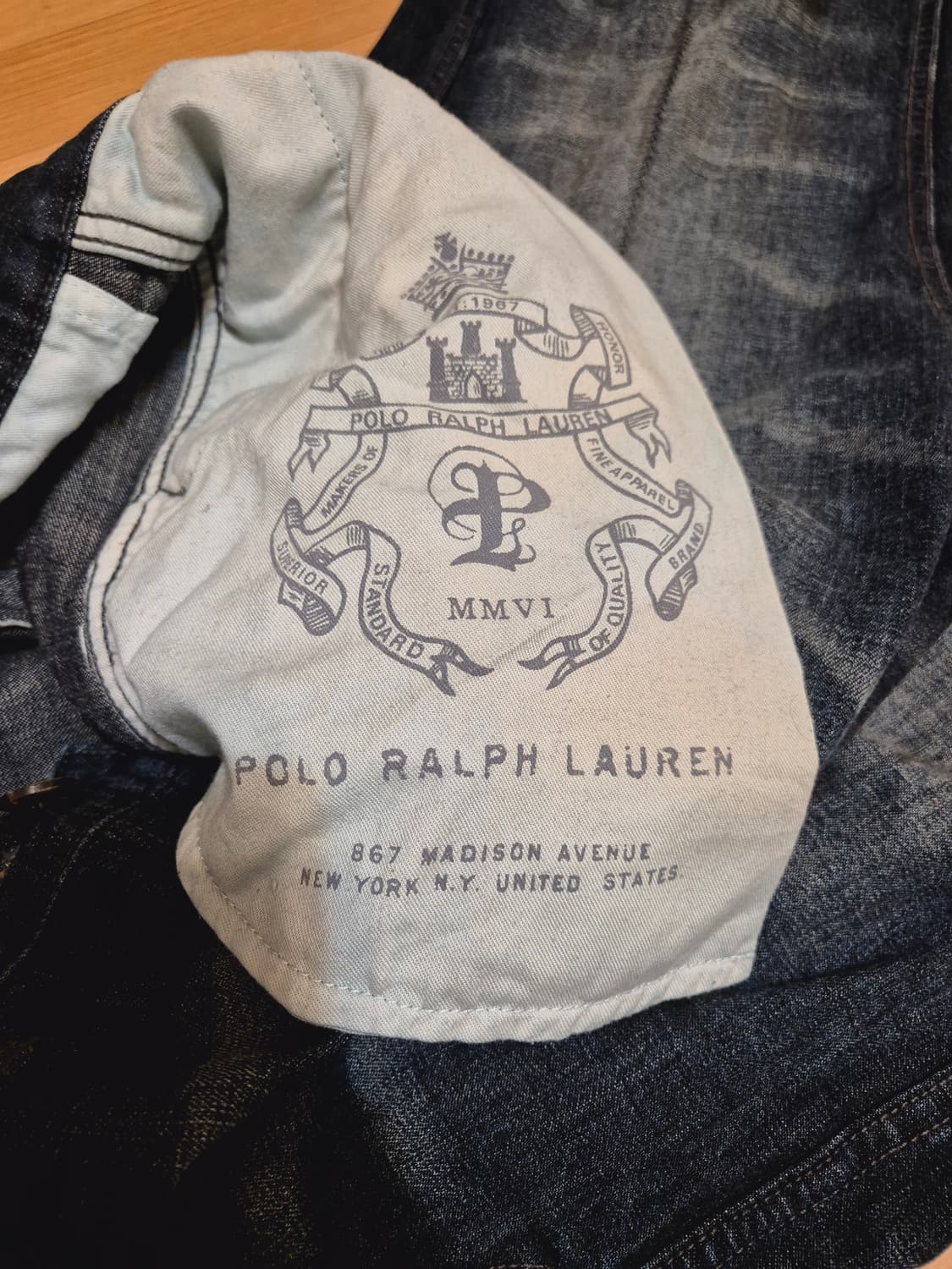 랄프로렌 폴로 더티 워싱 데님 팬츠 상품이미지5