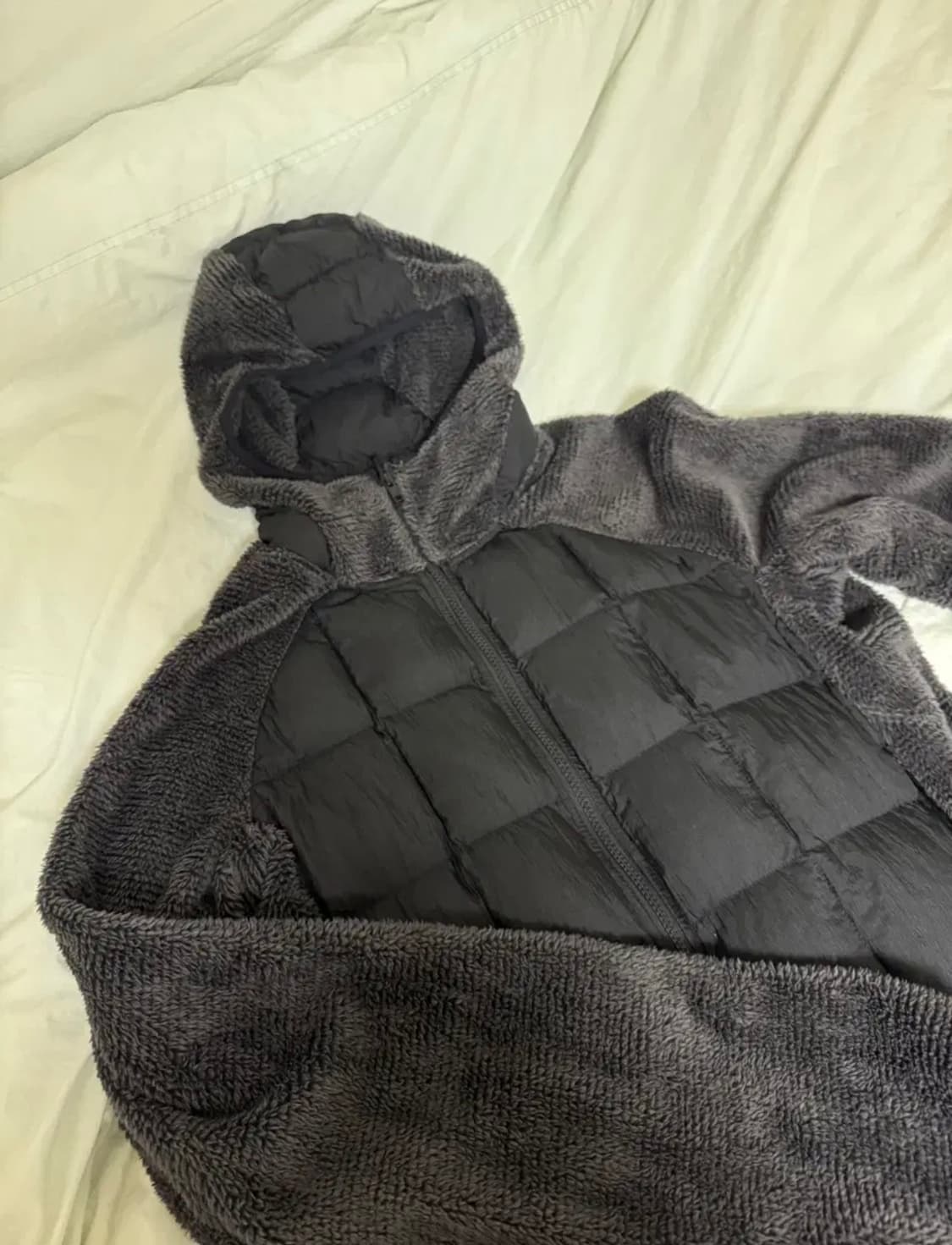 고요웨어 알로이 플리스 후디 자켓 (블랙) 상품이미지2