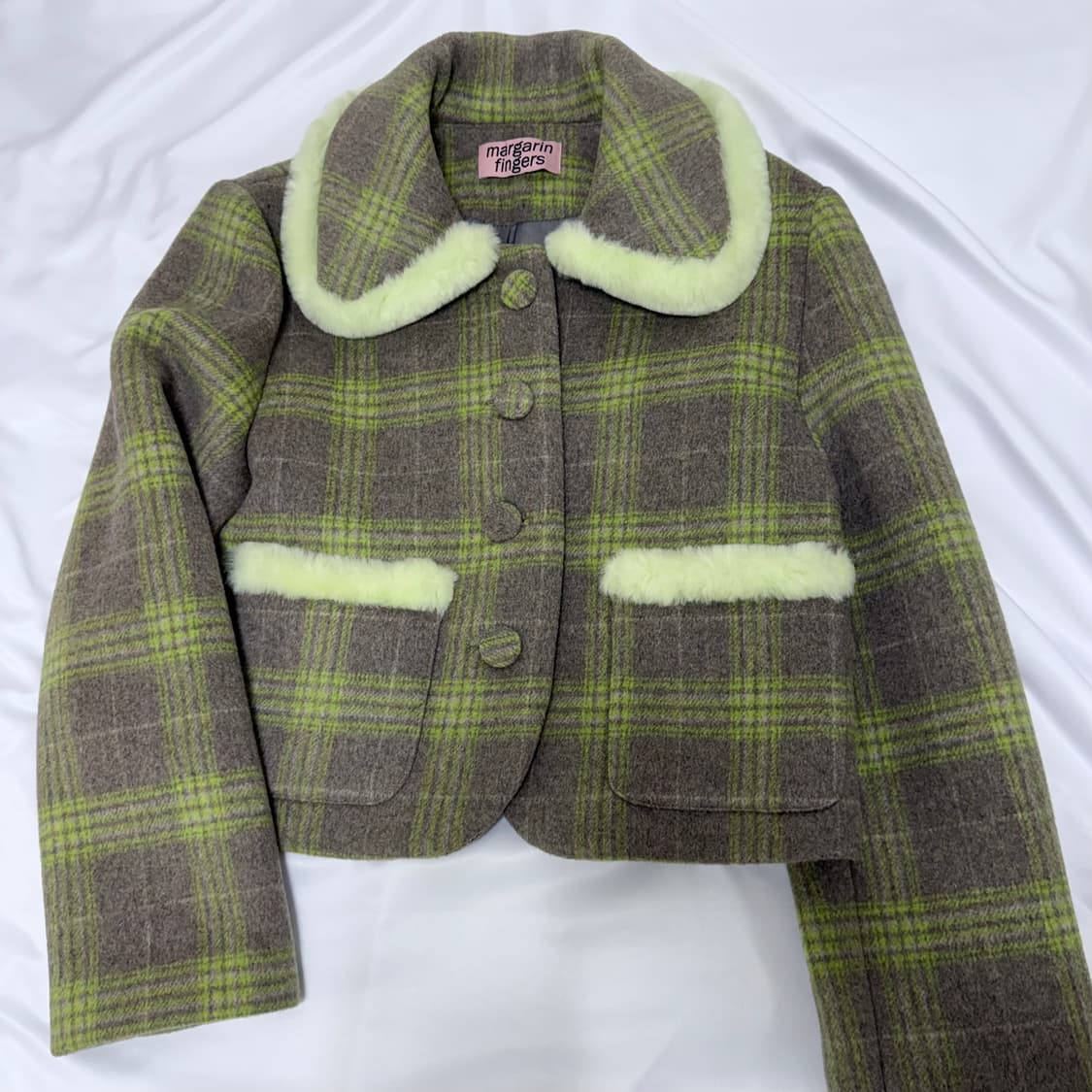 마가린핑거스 Fur Trimming Short Coat 상품이미지5