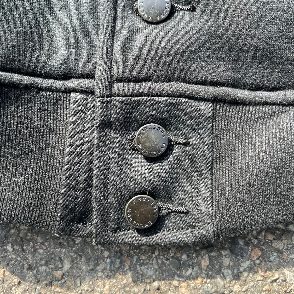 Facetasm 패브릭 믹스 자켓 상품이미지5